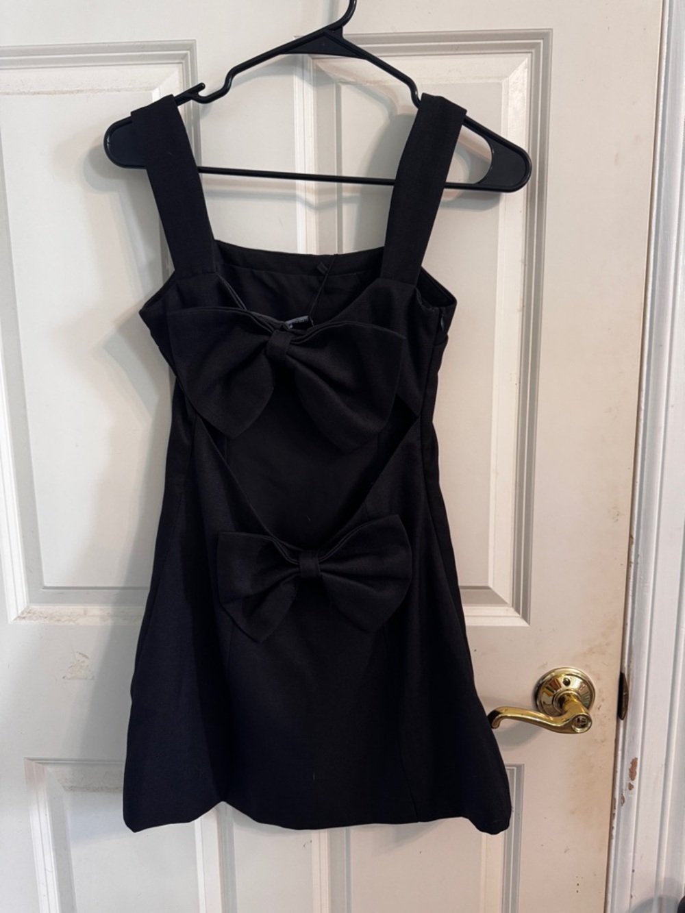 PrettyLittleThing Black Textured Dress with Branded Tag